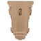 Ekena Millwork 6"W x 3 1/4"D x 8 1/4"H Thin Acanthus Leaf Corbel, Alder COR06X03X08ACAL - alternate 2